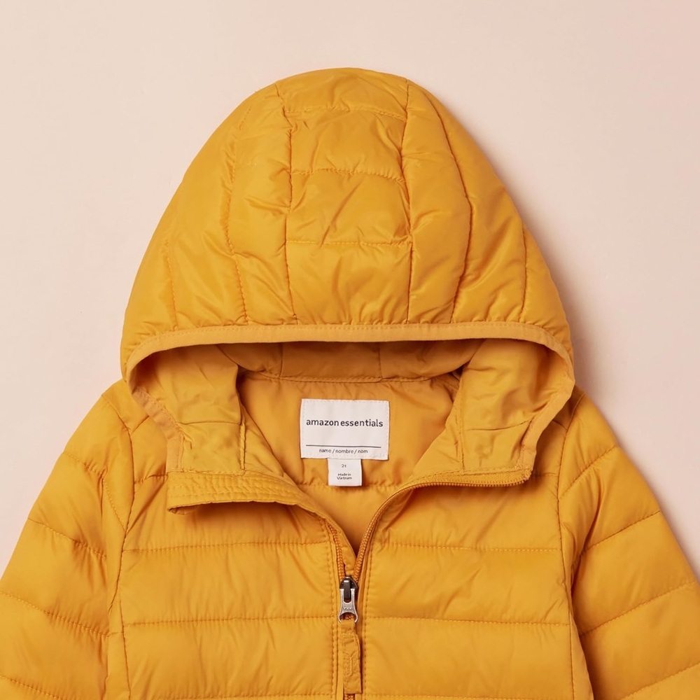 Boys Amazon Essentials Lightweight Thin Puffer Jacket XXL - Picture 3 of 5